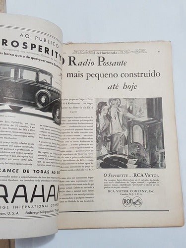 Revista Antiga La Hacienda Junho 1931, Nova York