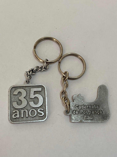 Antigos Chaveiros Banco Itau