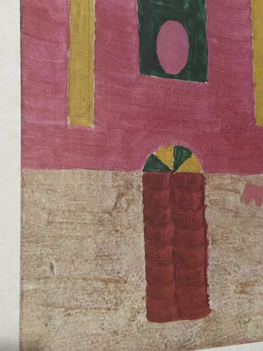 Quadro Gravura Antiga Alfredo Volpi Assinada E Numerada