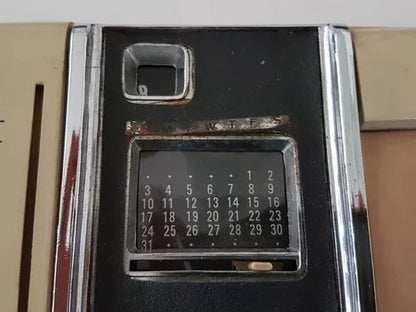Antiga Agenda Telefônica Calendário Combidex D-707 Memo Pad