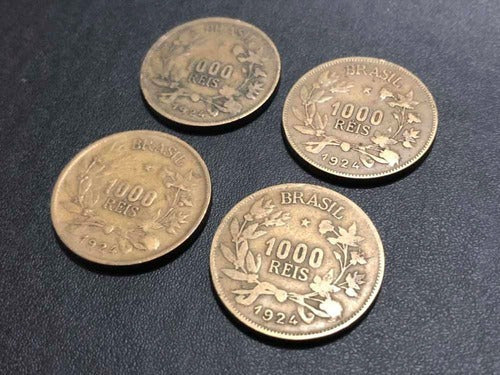 Moedas Antigas 1000 Réis 1924