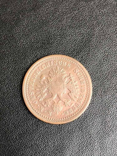 Moeda Antiga 1851 Austria 1 Kreuzer