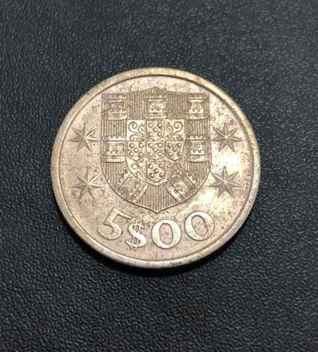 Moeda Antiga 1969 Portugal 5 Escudos
