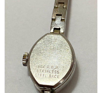 Relógio Antigo Oval Suiço Aroma Incabloc