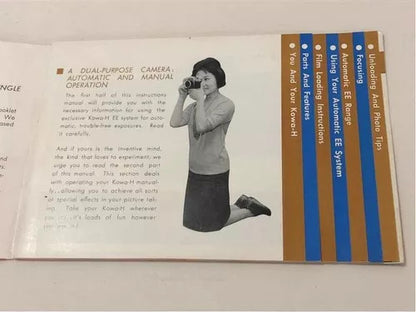 Manual Câmera Antiga Kowa