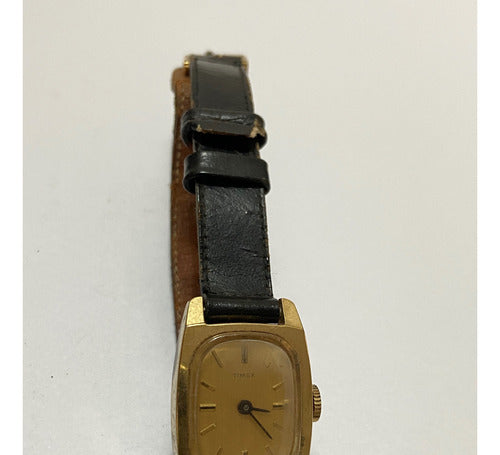 Relógio Antigo Timex Dourado Anos 60/70