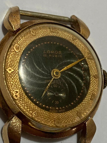 Relógio Antigo Loros 15 Rubis Swiss Made Suiço