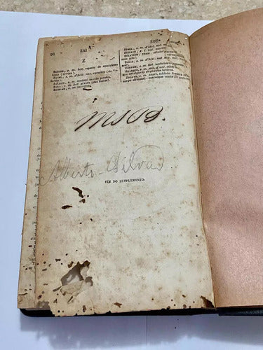 Dicionário Antigo Francês Português 1879 José Da Fonseca