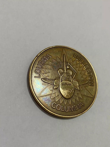 Medalha Comemorativa Nasa Ônibus Espacial Columbia Sts-3 82