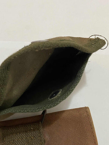 Antigo Porta Munições E Porta Coldre Porta Arma Militar