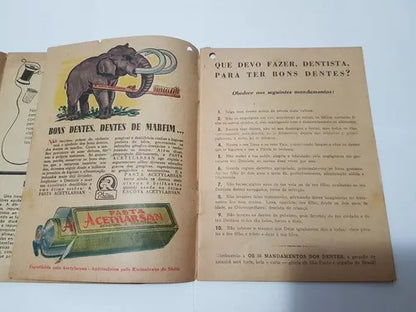 Livretos Antigos Saúde E Higiene - Década De 50