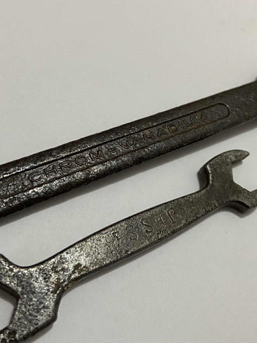 Ferramenta Antiga Chave Boca Fixa Marca Chrom Vanadium