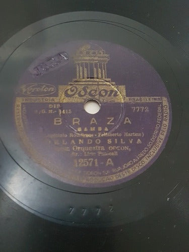 Disco Antigo Orlando Silva 78rpm