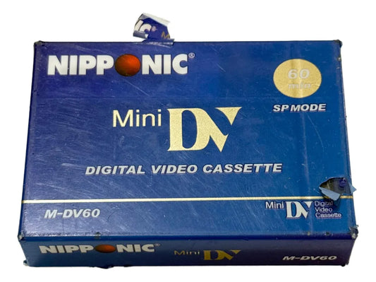 Antiga Fita Minidv Nipponic M-dv60 60min Lacrada Original