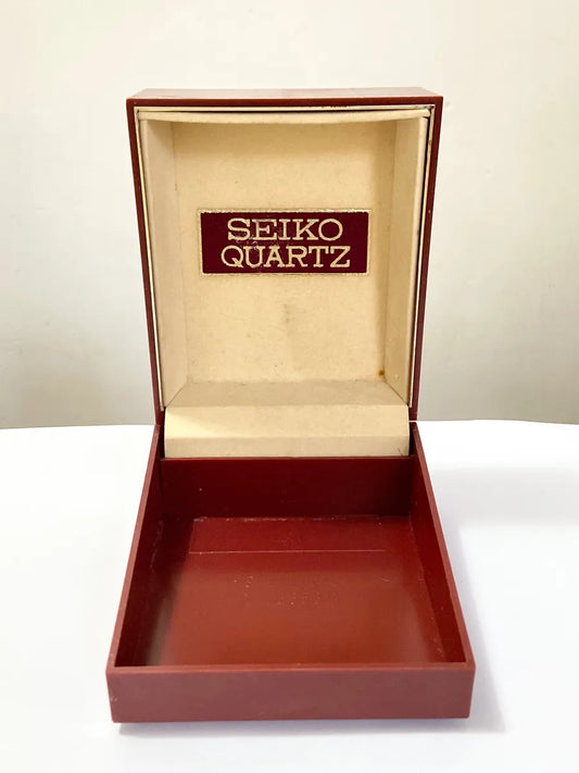 Caixa Original Relógio Seiko Quartz Anos 70/80 Japão Vermelho