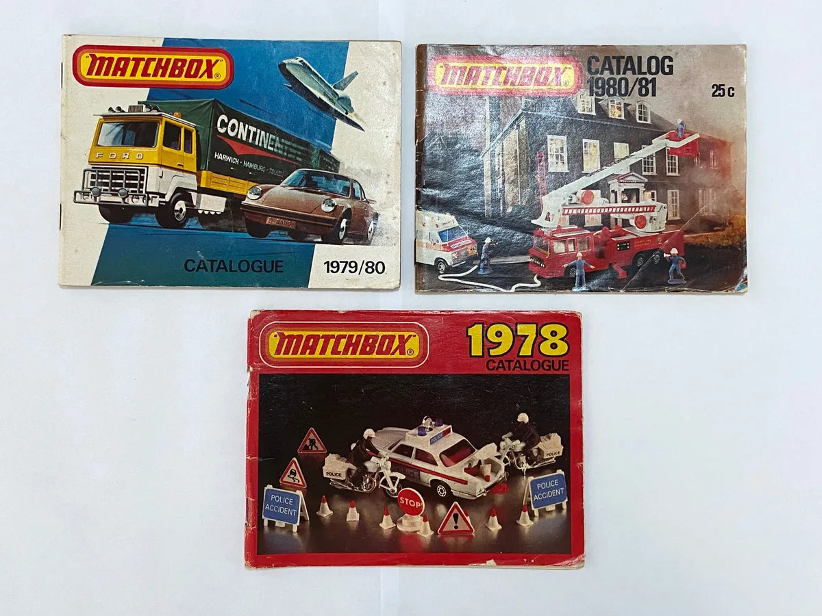 Catálogos Antigos Matchbox Originais 1978, 1979/80 E 1980/81