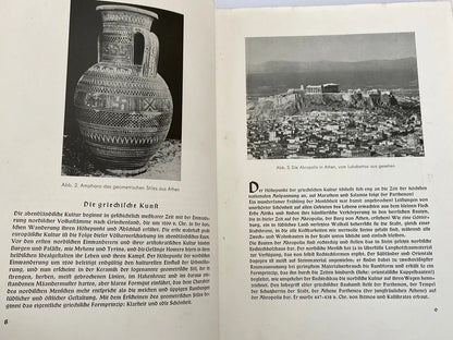 Livro Antigo Arte Alemã Com Imagens Ilustradas Deutsche Kunstbetrachtung 1938