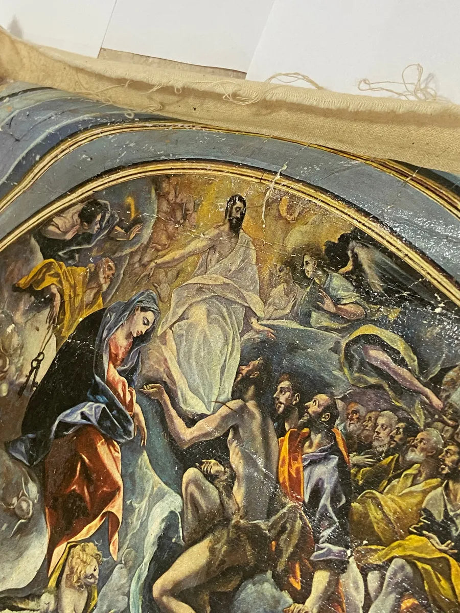 Pintura Antiga El Greco - O Enterro Do Conde De Orgaz - Rep