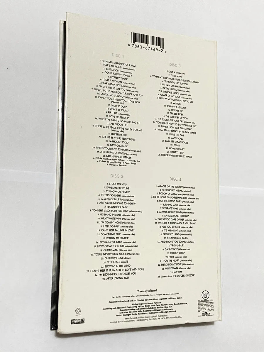 Elvis Presley Platinum - A Life In Music 4 Cds Platinum