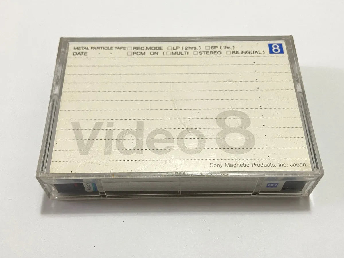 Fita Cassete Antiga Sony Video 8 P6-60mp