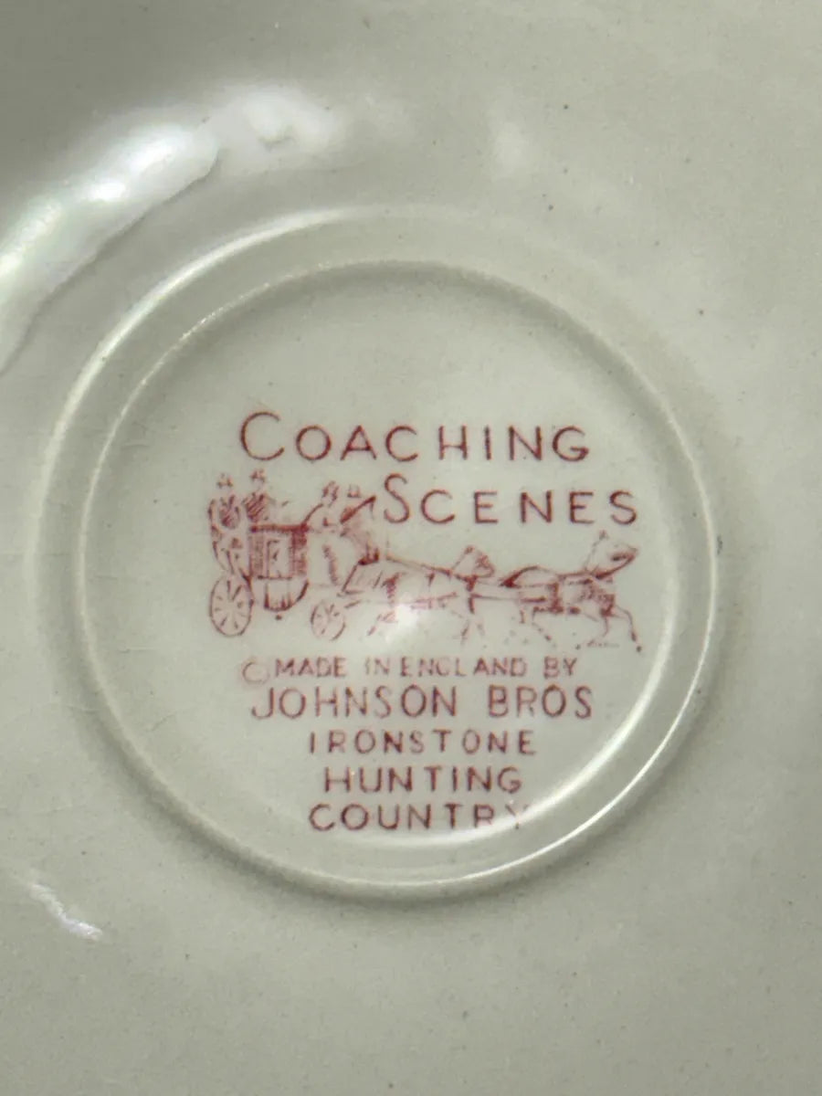 Prato Antigo Johnson Bros Inglaterra Hunting Country