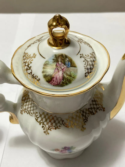 Antigo Bule E Leiteira Real Sp Brasil Dourados