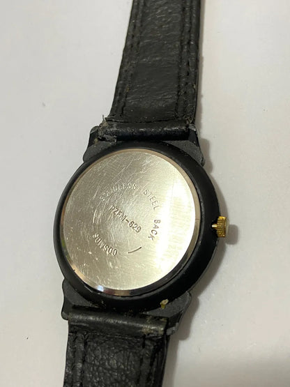 Relógio Antigo Cosmos Quartz Pzfm-629 Dourado