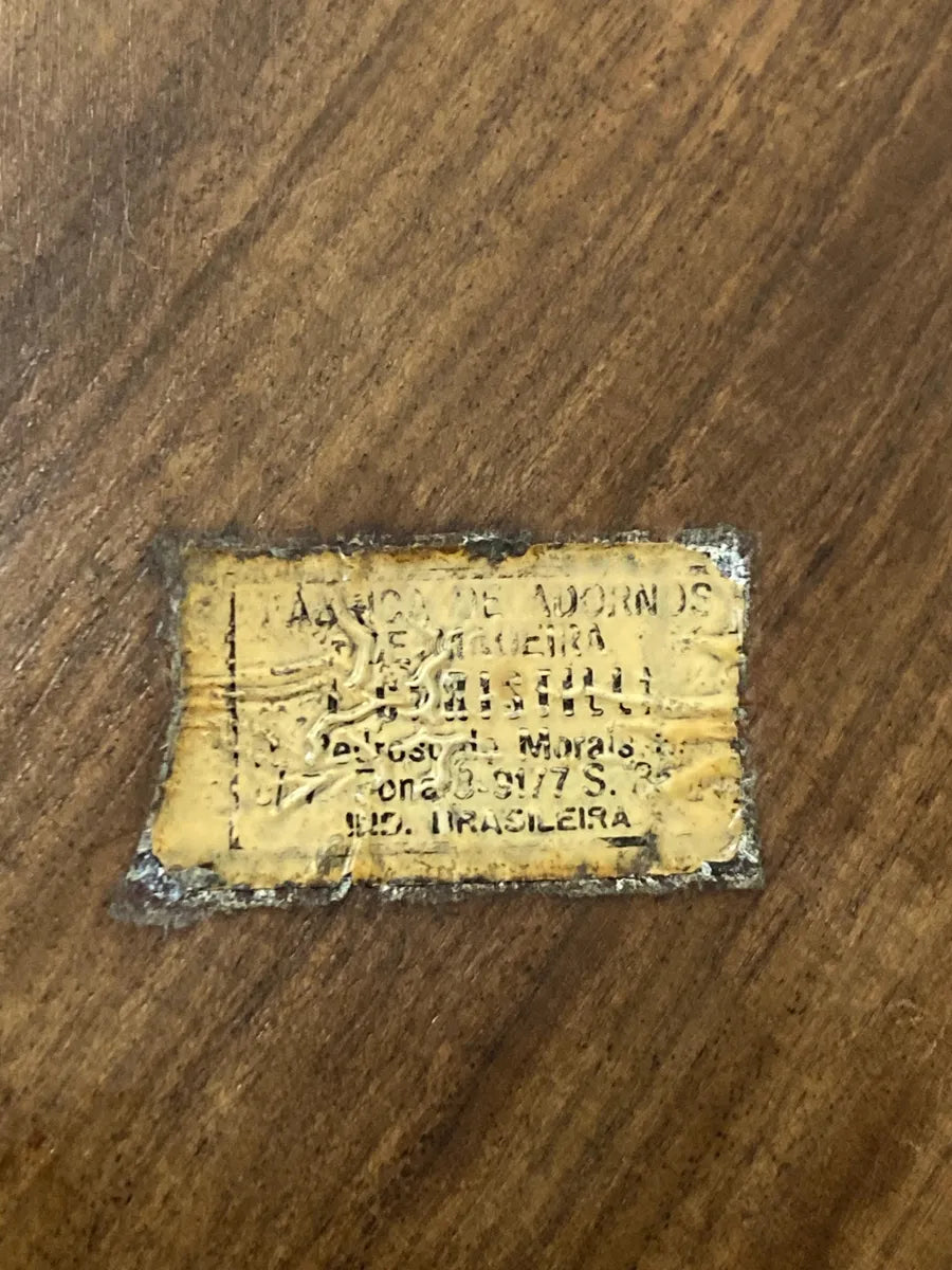 Conjunto Tigelas Retangulares Em Jacarandá Vintage