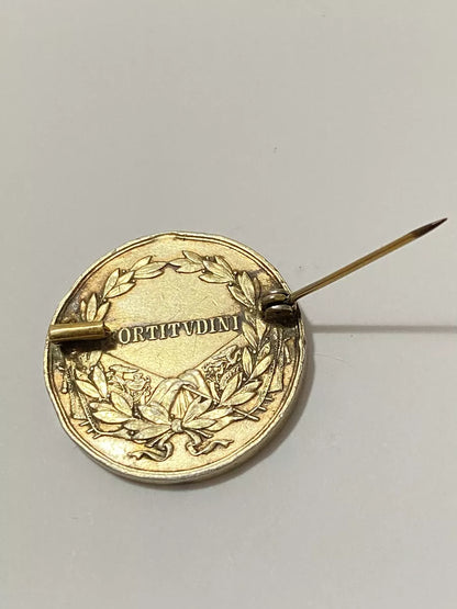 Medalha Antiga Broche Austria Bravura Primeira Guerra 1916