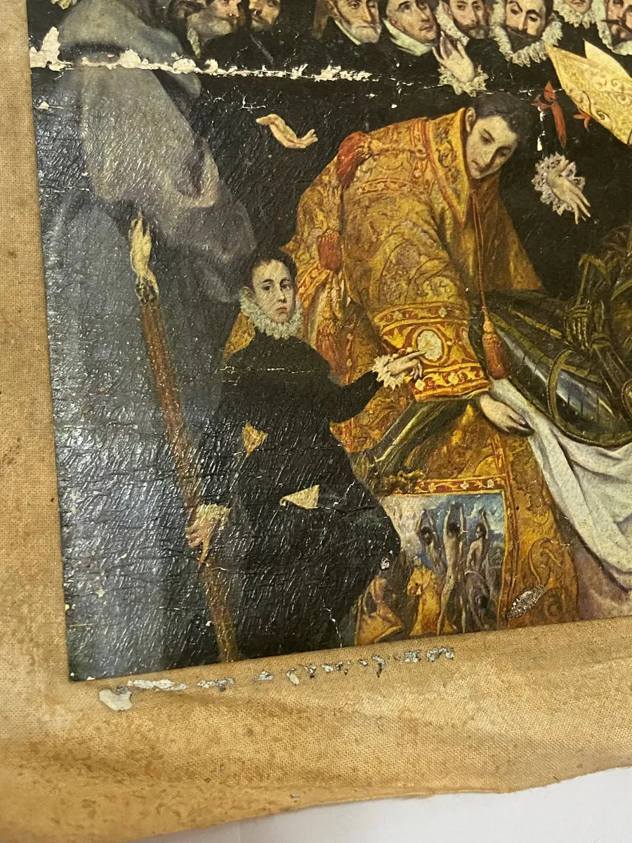 Pintura Antiga El Greco - O Enterro Do Conde De Orgaz - Rep