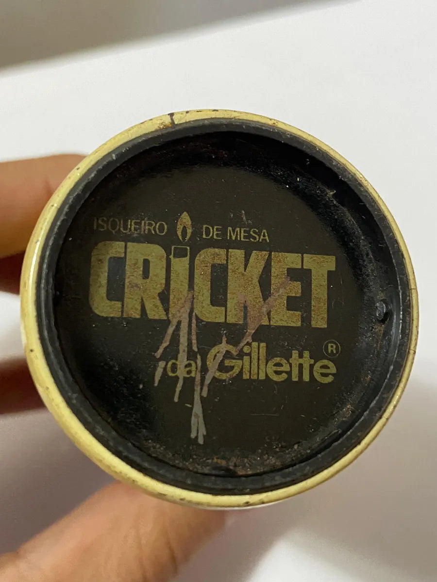 Isqueiro De Mesa Antigo Cricket Gillette