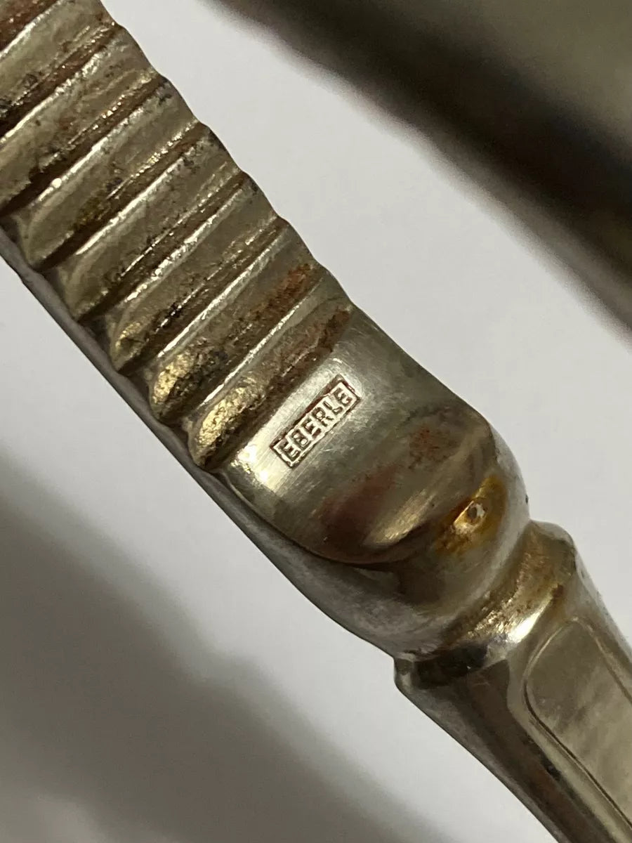 Quebra Nozes Antigo Prata Eberle Prateado