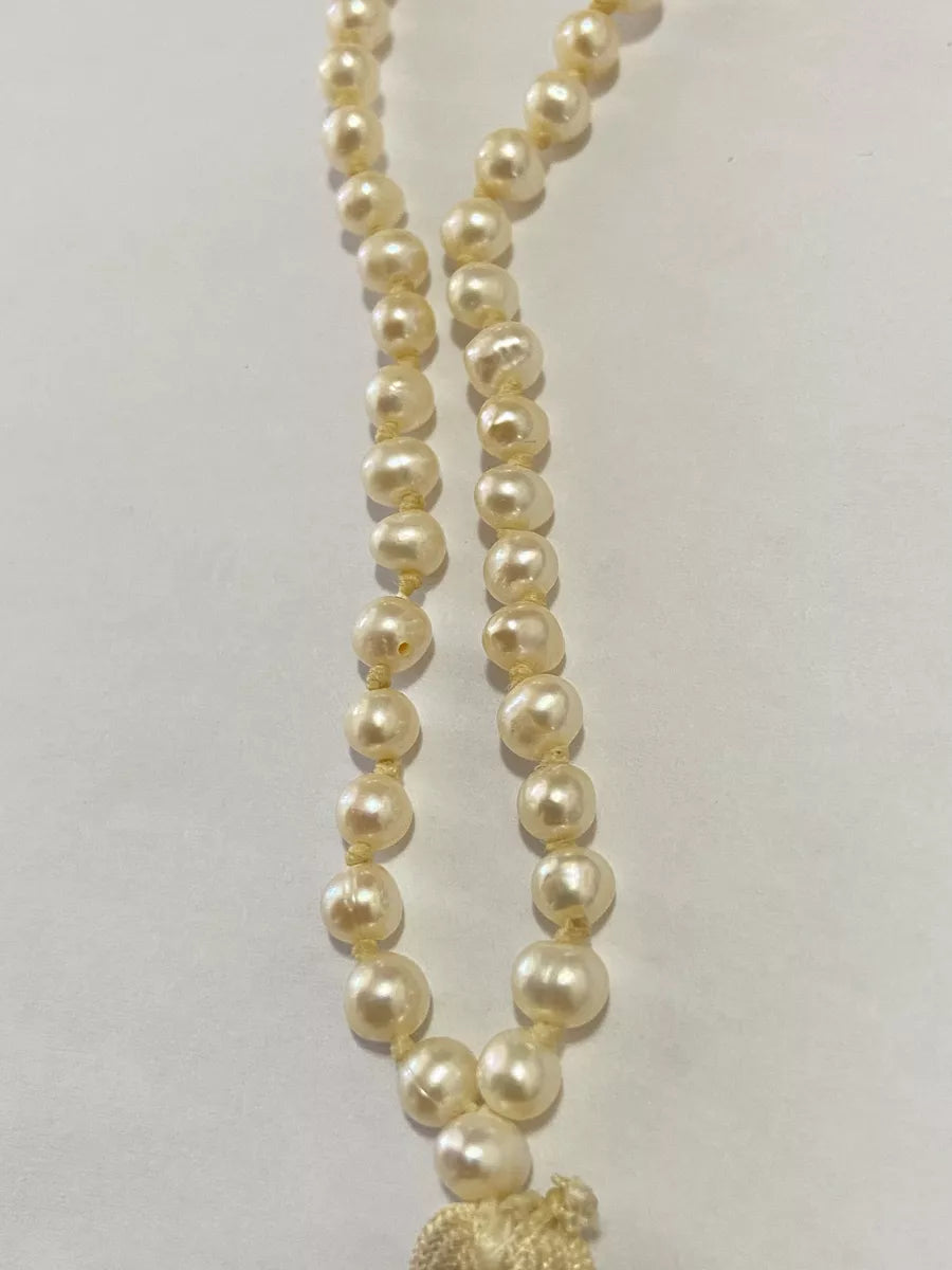 Colar Antigo Pérola Naturais Japamala