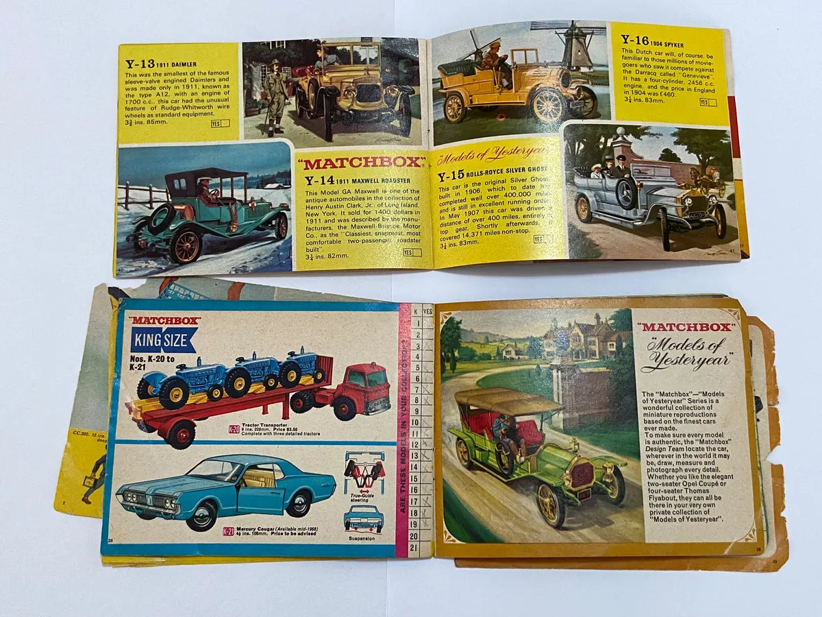 Catálogos Antigos Miniaturas Matchbox Usa 1968 E 1969
