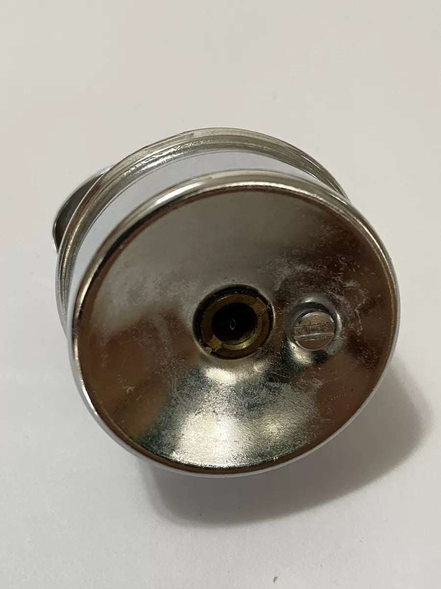 Isqueiro Antigo Redondo Prata