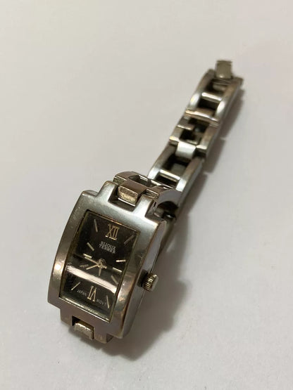 Relógio Antigo Bijoux Terner Prata Japan Movt