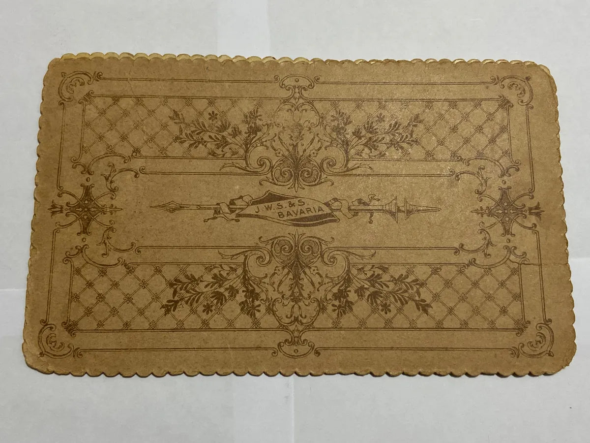 Cartelas Antigas Alemãs J.w.s. S Bavaria Animais E Insetos