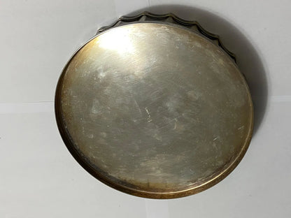 Antigo Descanso De Garrafa St. James Em Metal Prateado