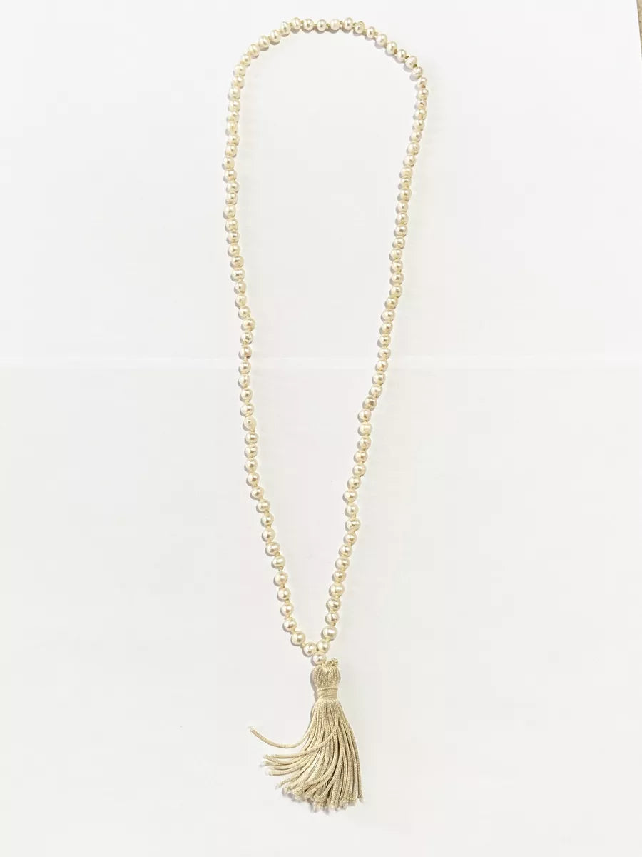 Colar Antigo Pérola Naturais Japamala