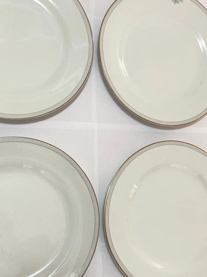 Pratos Porcelana Schmidt Classic 27cm (5pçs) Antigos Branco