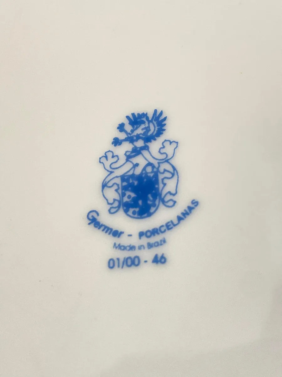Pratos Antigos Germer Porcelana (4 Peças)