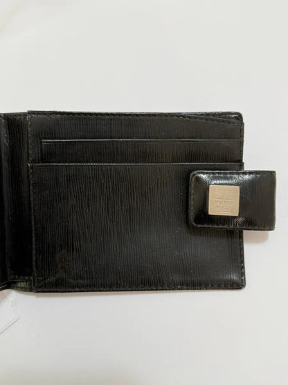 Carteira Victor Hugo Masculina Em Couro Preto