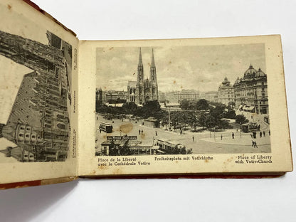 Álbum Fotográfico Antigo Viena - Wien Vermelho Austria