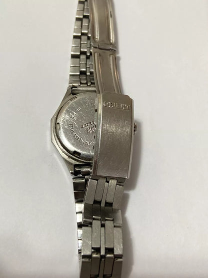 Relógio Antigo Orient Automatic 21 Jewels Au4976 Octogonal Prateado