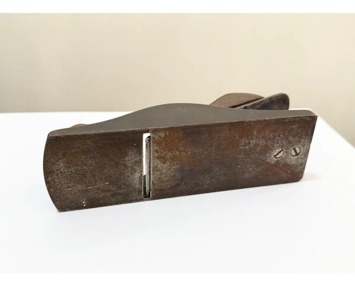 Plaina Manual Antiga Stanley No 110 Ferro E Madeira 16,5cm