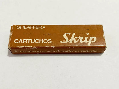 Antigo Cartucho Caneta Antiga Sheaffer Skrip