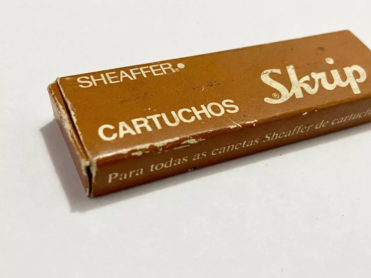 Antigo Cartucho Caneta Antiga Sheaffer Skrip