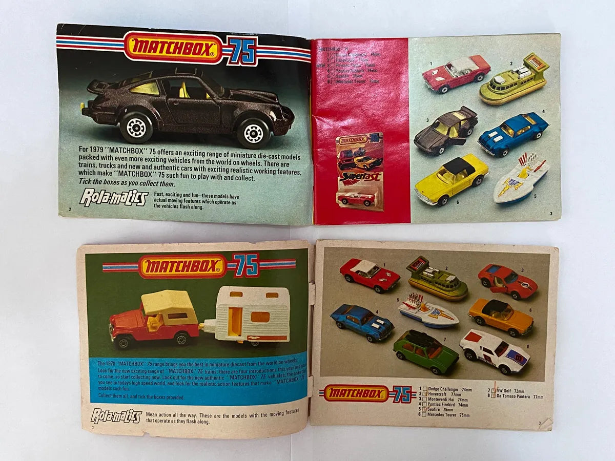 Catálogos Antigos Matchbox Originais 1978, 1979/80 E 1980/81