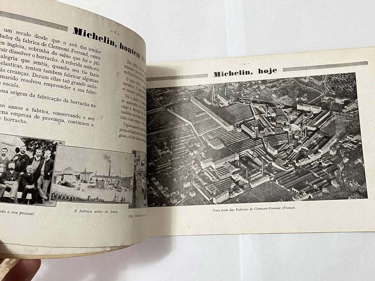 Livro Antigo Michelin - A História Do Pneu 1925