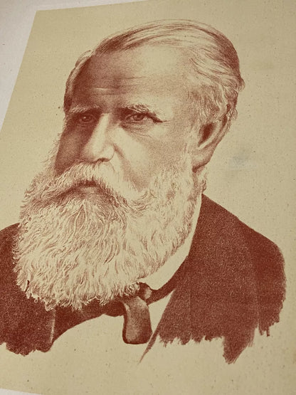 Gravura Antiga De Dom Pedro Ii Com Assinatura